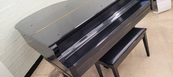 Sweet Ebony Kimball Baby Grand Piano - Image 3 Sweet Ebony Kimball Baby Grand Piano - Image 3