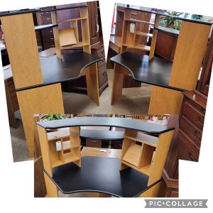3 Tier Computer Desk & Hutch