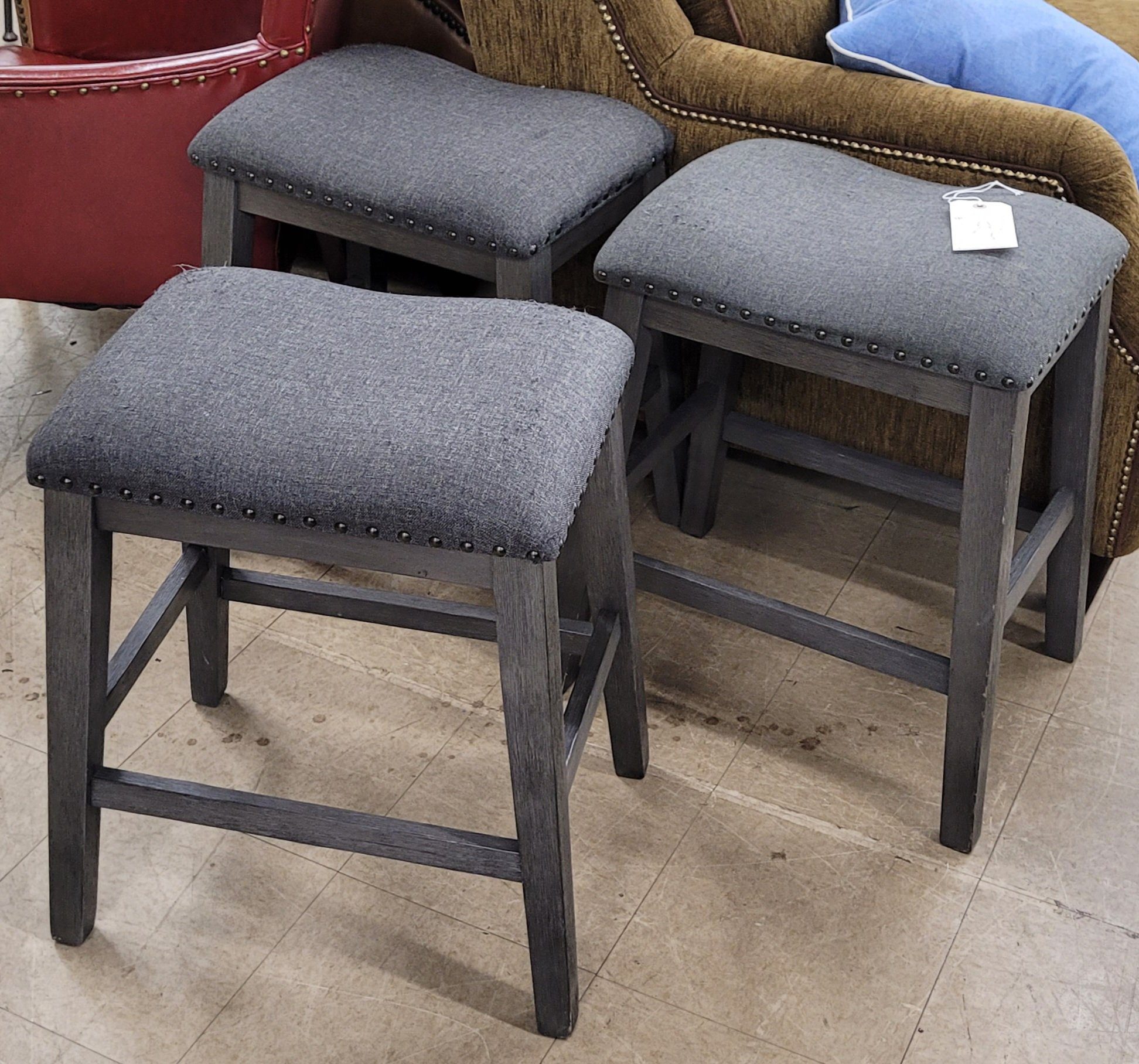 Grey Counter Height Stools Set Of 3 Grey Counter Height Stools Set Of 3