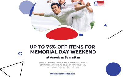 Up to 75% off on Furniture & Pianos at American Samaritan