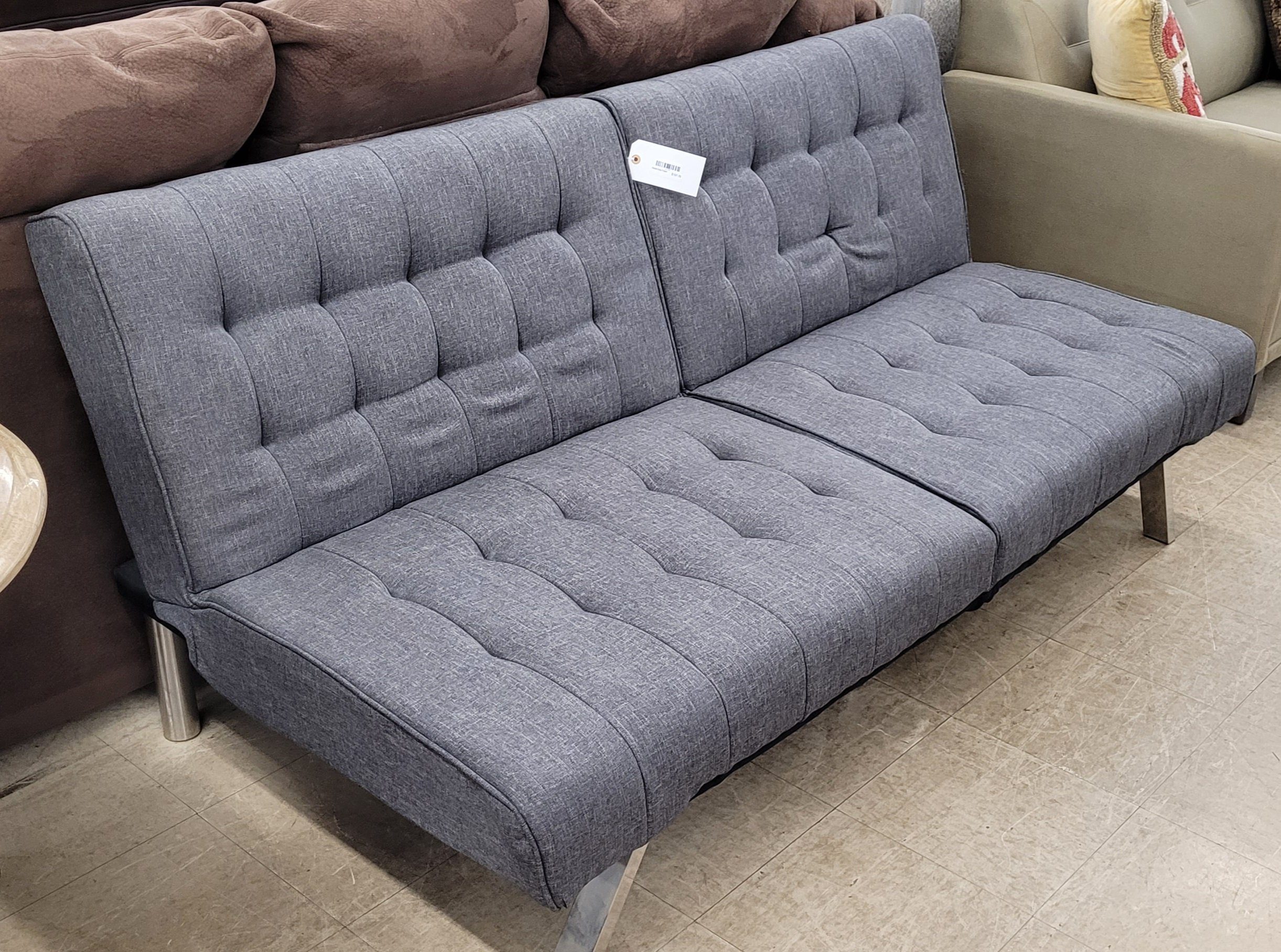 Great Grey Futon - Image 3 Great Grey Futon - Image 3