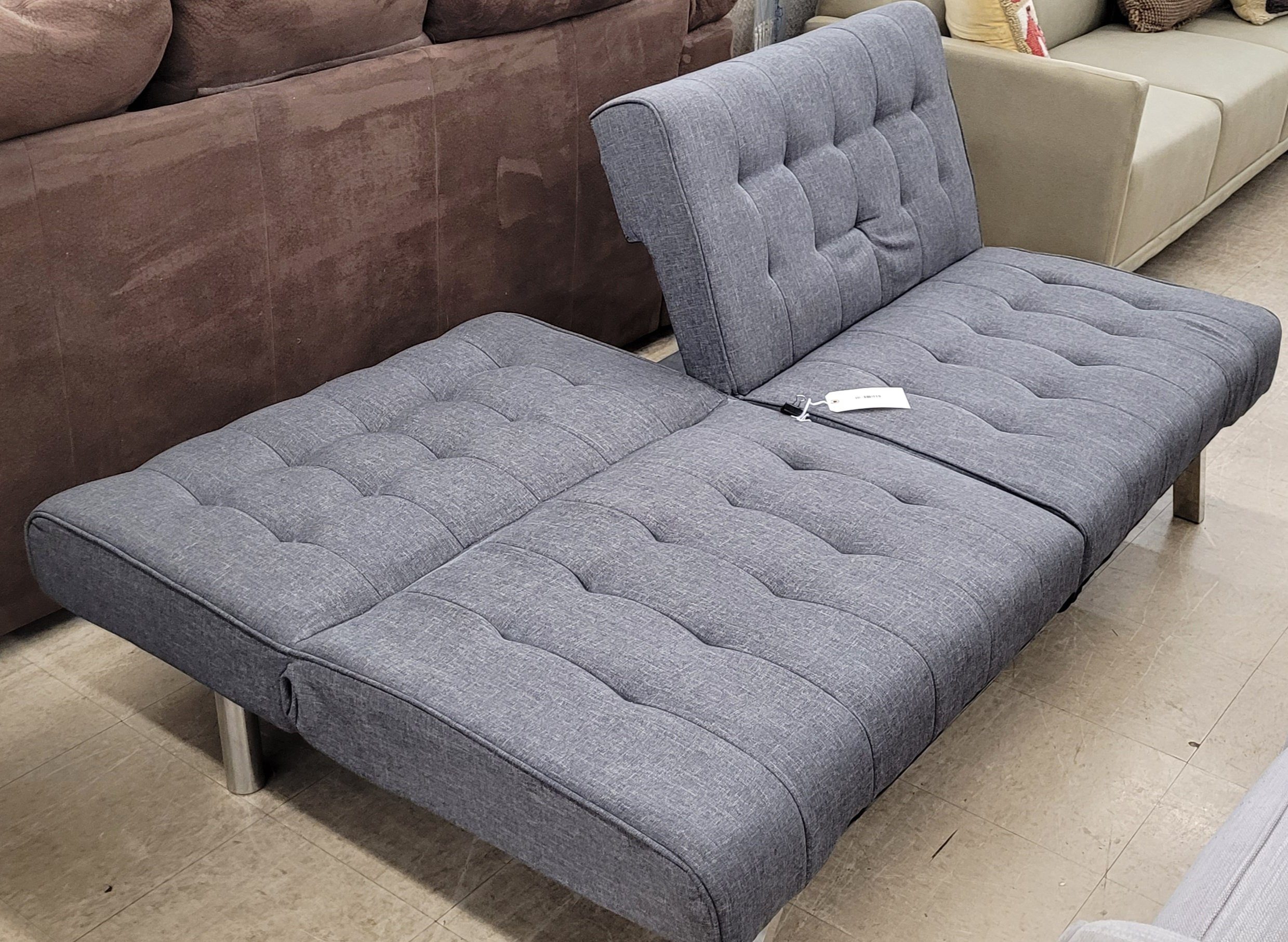 Great Grey Futon - Image 4 Great Grey Futon - Image 4