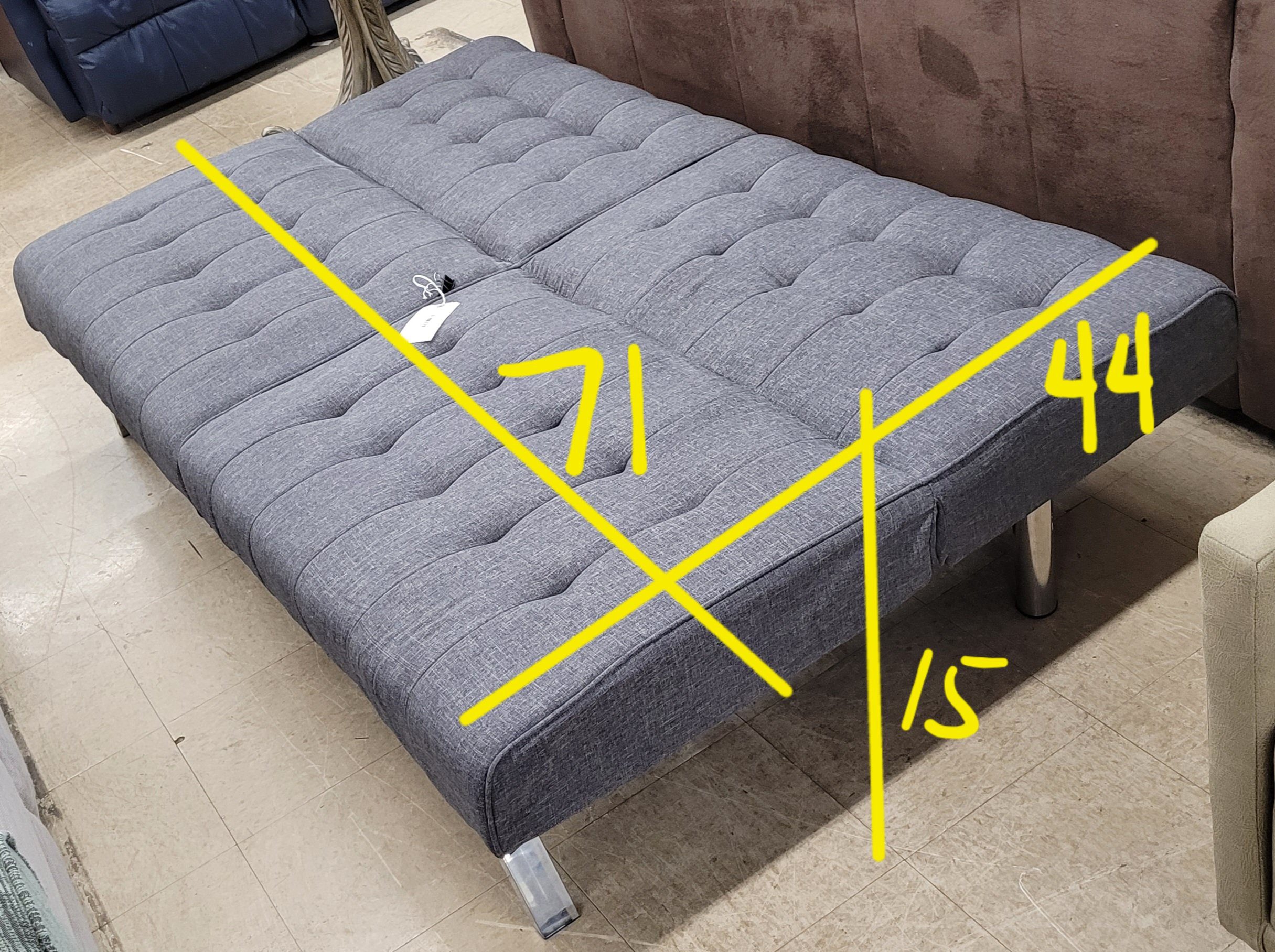 Great Grey Futon - Image 7 Great Grey Futon - Image 7